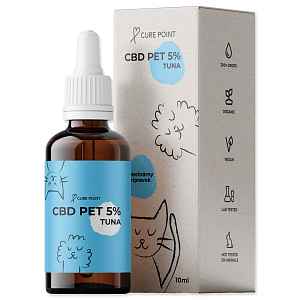 Cure Point Olej CBD PET 5% tuňák 10ml