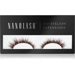 Nanolash DIY Eyelash Extensions sada na domácí prodloužení řas Heartbreaker BROWN 36 ks