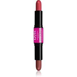 NYX Professional Makeup Wonder Stick Cream Blush oboustranná konturovací tyčinka odstín 03 Coral N Deep Peach 2x4 g