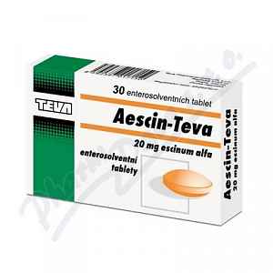 AESCIN-TEVA 20MG enterosolventní tableta 30