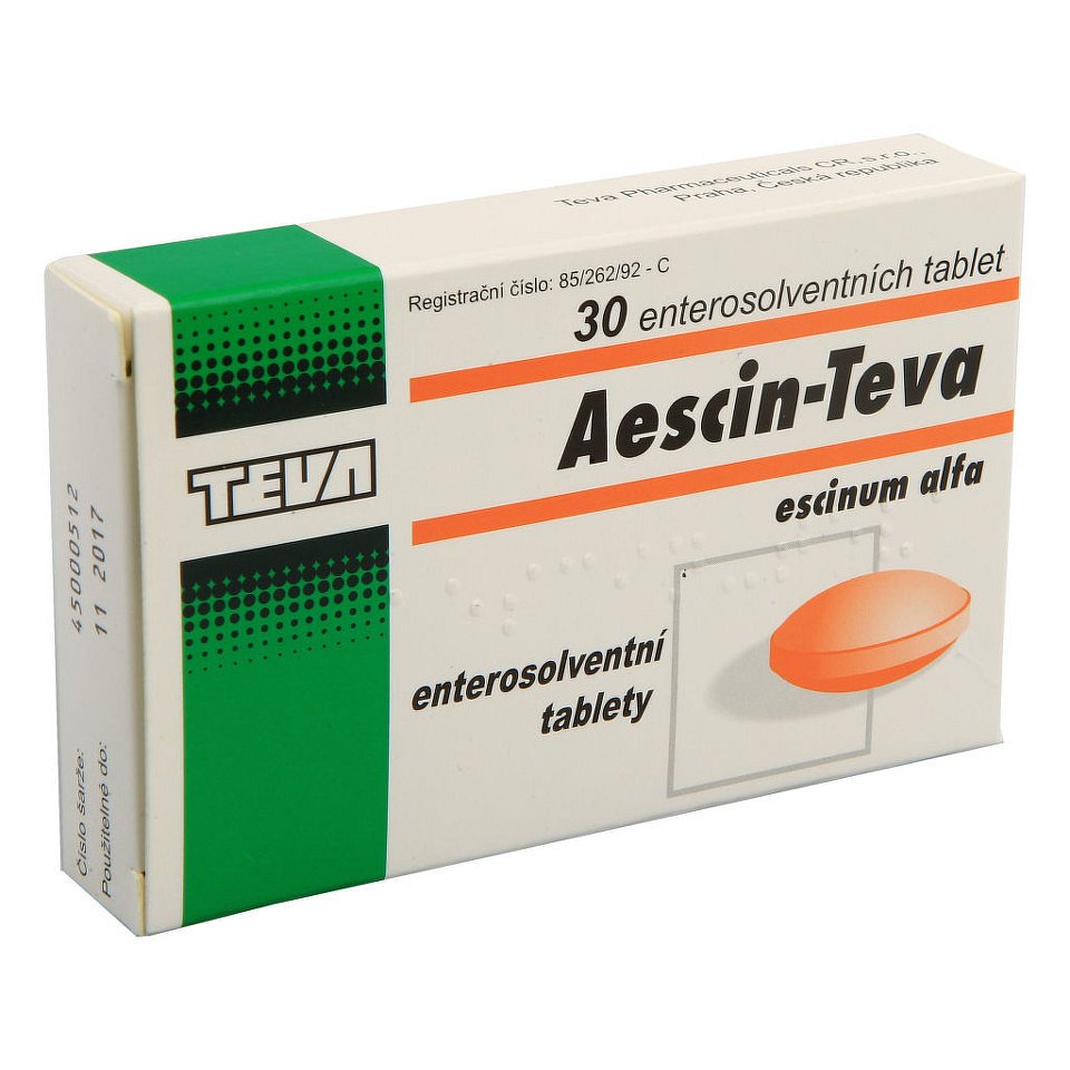 AESCIN-TEVA 20MG enterosolventní tableta 30