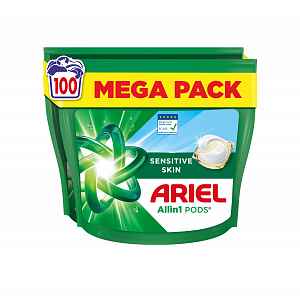 Ariel Sensitive Allin1 kapsle na praní 100 ks