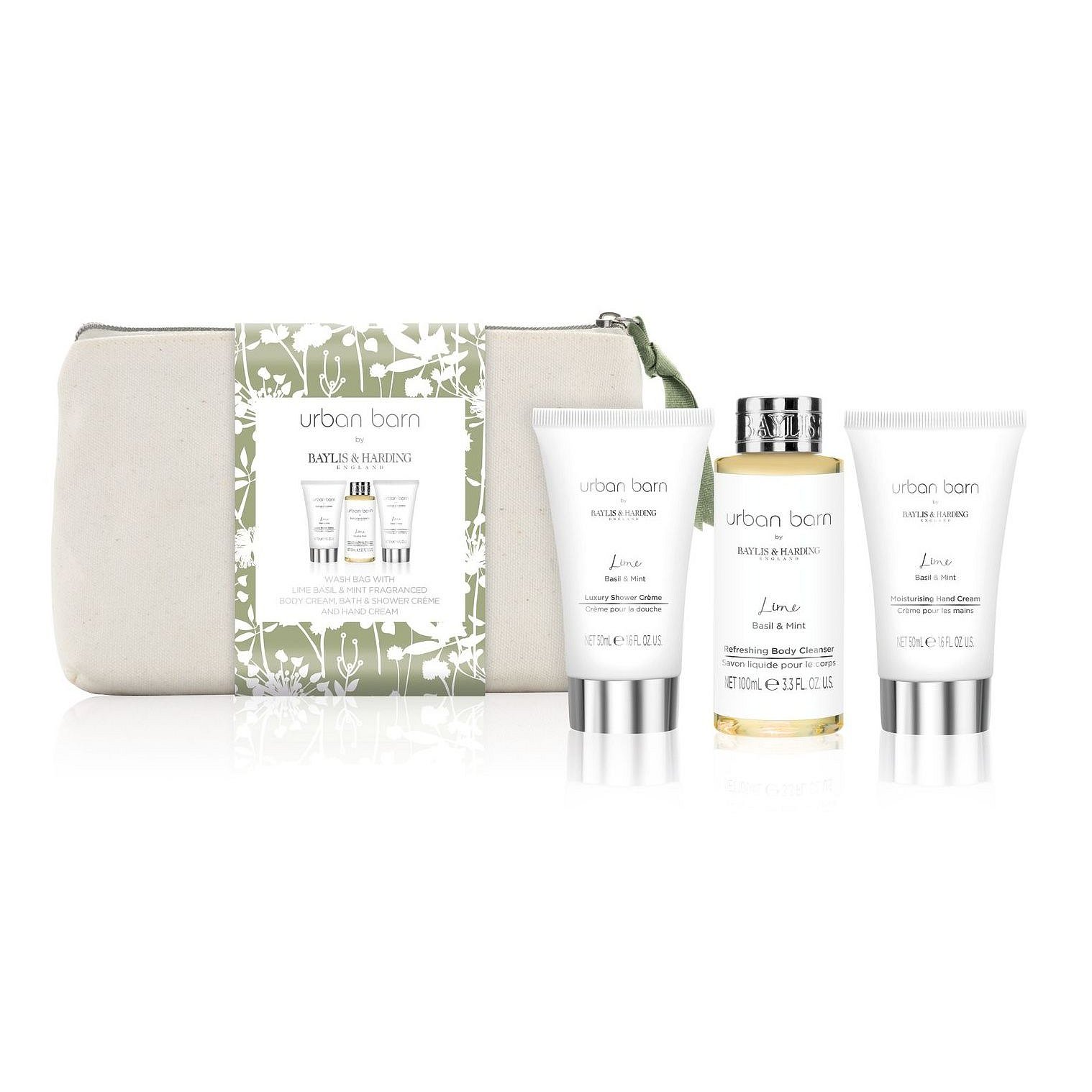 Baylis & Harding Sada péče o tělo v taštičce Urban barn 3 ks