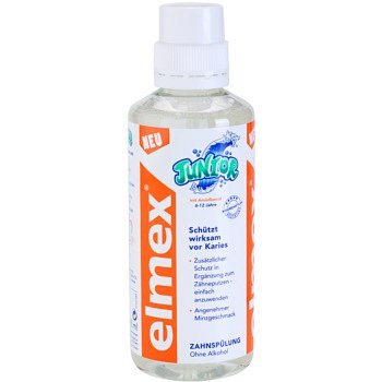 Elmex Junior 6-12 Years ústní voda pro děti 400 ml