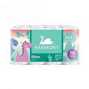 Harmony Dino toaletní papír 16 rolí