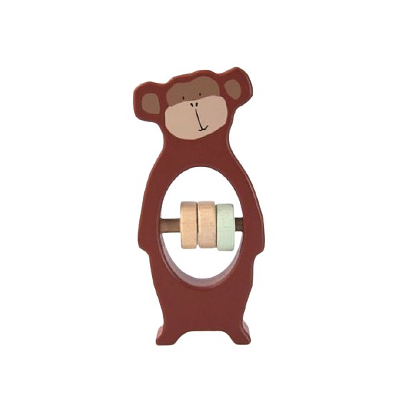 Trixie Dřevěné chrastítko Mr. Monkey
