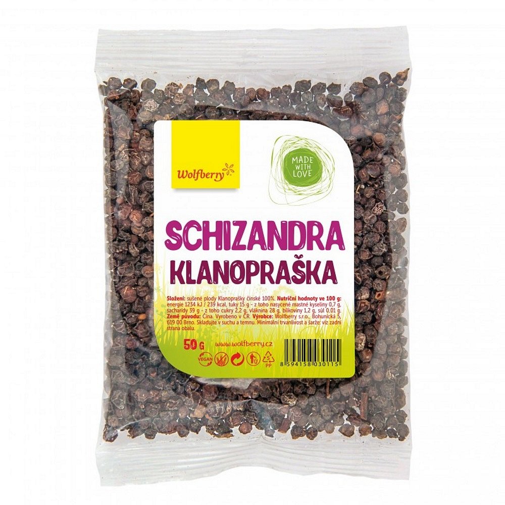 Wolfberry Schizandra plod Klanopraška 50 g