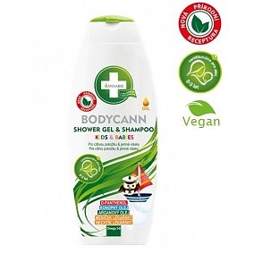 Bodycann přírodní dětský sprch.gel - šampon 250ml