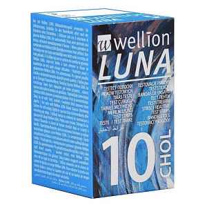 WELLION Luna testovací proužky cholesterol 10 kusů