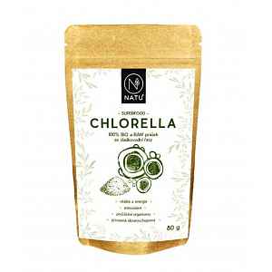 NATU Chlorella BIO prášek 80 g