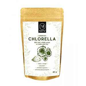 NATU Chlorella BIO prášek 80 g