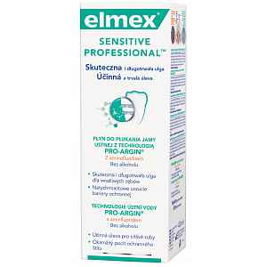 ELMEX Sensitive Professional Technologie ústní vody pro-agrin s aminfluoridem 400 ml