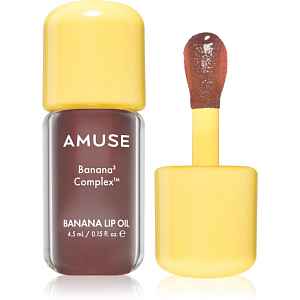 AMUSE Banana Lip Oil banánový olej na rty odstín Cacao Milk 4.5 ml