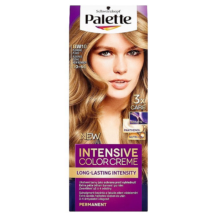 Schwarzkopf Palette Intensive Color Creme barva na vlasy  Pudrově Plavý BW10, 50 ml