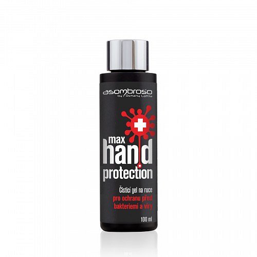 Asombroso by Osmany Laffita Max Hand Protection Gel čistíci gel na ruce pro ochranu před bakteriemi a viry 100 ml