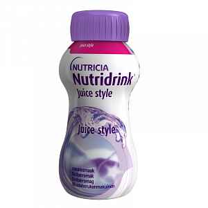 NUTRIDRINK JUICE STYLE S PŘÍCHUTÍ ČERNÉHO RYBÍZU POR SOL 4X200ML