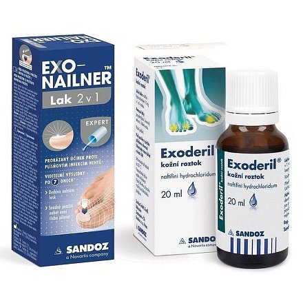 Exonailner Lak 2v1 5ml + Exoderil 20ml