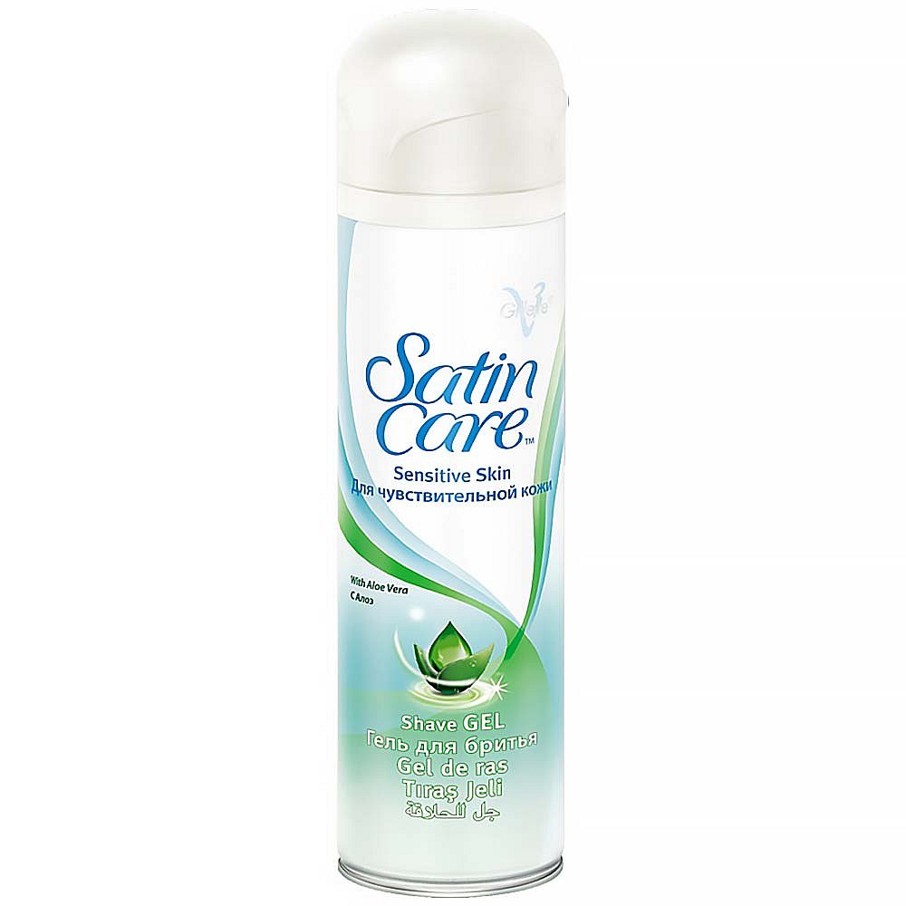 Gillette Satin Care Sensitive gel na holení 200 ml