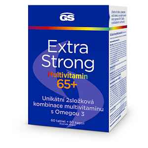 GS Extra Strong Multivitamin 65+ 60 tablet a 60 kapslí