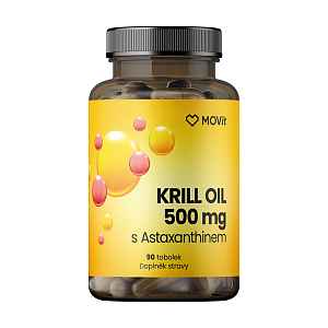 MOVIT ENERGY Omega Krill Oil 500 mg s Astaxanthinem 90 tobolek