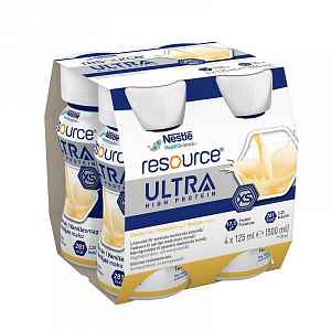RESOURCE ULTRA HIGH PROTEIN VANILKOVÁ PŘÍCHUŤ POR SOL 4X125ML