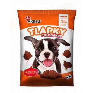 Akinu Poloměkké tlapky pamlsek pro psy 4 x 400 g