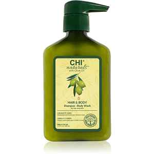CHI Olive Naturals Hair & Body Shampoo šampon a sprchový gel s olivovým olejem 2 v 1 340 ml