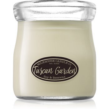 Milkhouse Candle Co. Creamery Tuscan Garden vonná svíčka 142 g Cream Jar