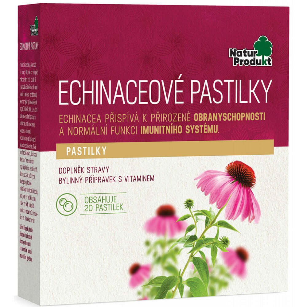 NATURPRODUKT Echinaceové pastilky 20 ks