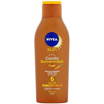 Nivea Sun Deep Tan mléko na opalování SPF 6  200 ml