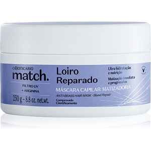 oBoticário Match. Blonde Repair regenerační maska pro blond vlasy 250 g