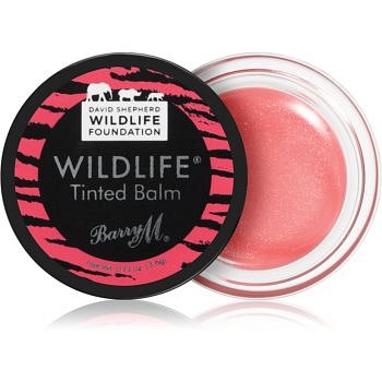 Barry M Wildlife  tónující balzám na rty odstín Sunset Pink 3,6 g