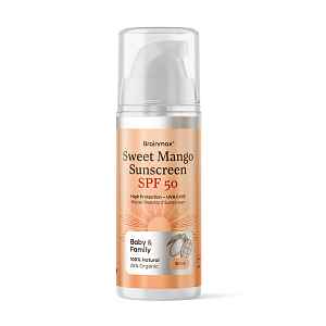 BrainMax Sweet Mango Sunscreen, SPF 50, 50 ml