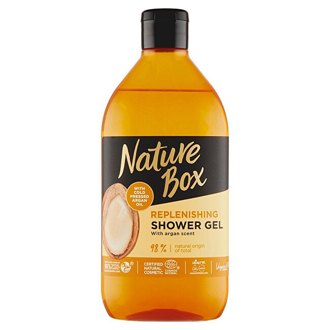 Nature Box Přírodní sprchový gel Argan Oil (Replenishing Shower Gel)  385 ml