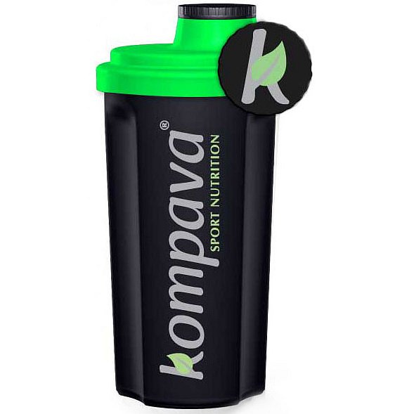 Plastový šejkr 700ml - černá