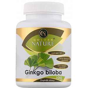 Golden Nature Ginkgo Biloba extrakt 50:1 60mg 100 kapslí