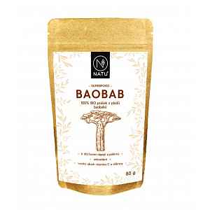 NATU Baobab BIO prášek 80 g