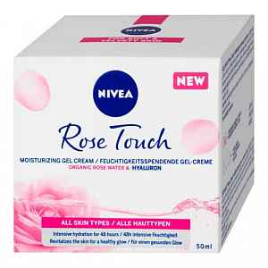 Nivea Hydratační denní gel-krém Rose Touch (Moisturizing Gel-Cream)  50 ml