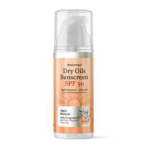 BrainMax Dry Oils Sunscreen Face, SPF 50, 50 ml