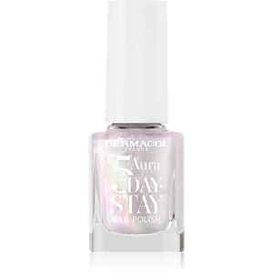 Dermacol 5 Day Stay Aura dlouhotrvající lak na nehty s perleťovým leskem odstín 67 Cream Pearl 11 ml
