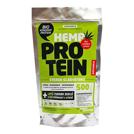 Zelená Země Konopný protein BIO 500g