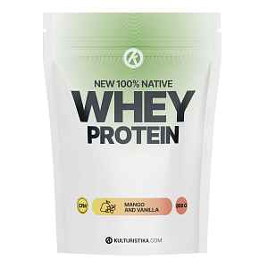 Kulturistika New 100% Whey Protein mango, vanilka 800 g