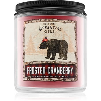 Bath & Body Works Frosted Cranberry vonná svíčka 198 g