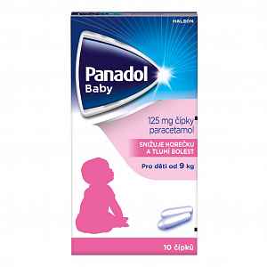 Panadol Baby 125 mg čípky 10 ks