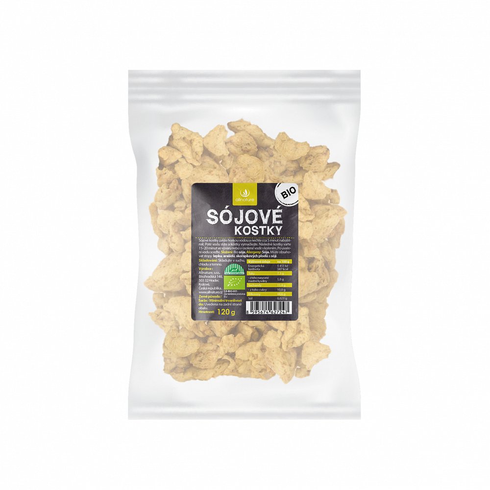 Allnature Sójové kostky bio 120 g