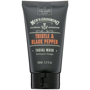 Scottish Fine Soaps Men’s Grooming Thistle & Black Pepper mycí gel na obličej 150 ml
