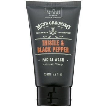 Scottish Fine Soaps Men’s Grooming Thistle & Black Pepper mycí gel na obličej 150 ml