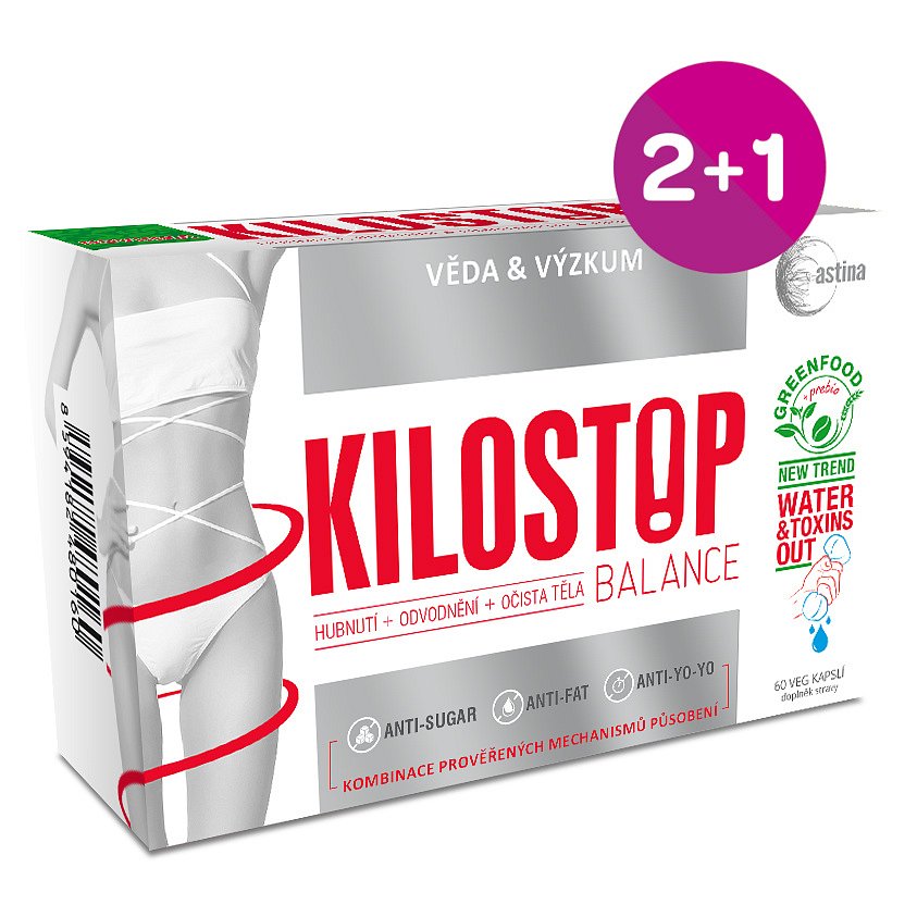 Astina KILOSTOP BALANCE 60 kapslí 2+1 ZDARMA*