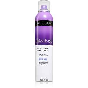 John Frieda Frizz Ease Moisture Barrier Hairspray silný lak na vlasy odolný vzdušné vlhkosti 250 ml