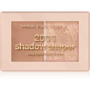 Max Factor 2000 Calorie Shadow Shaper duo oční stíny odstín 020 Bronze Glaze 4 g